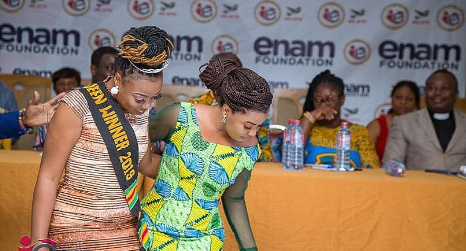 2019 Ghanas Most Beautiful 1st Runner-Up Enam Fights Teenage Pregnancy