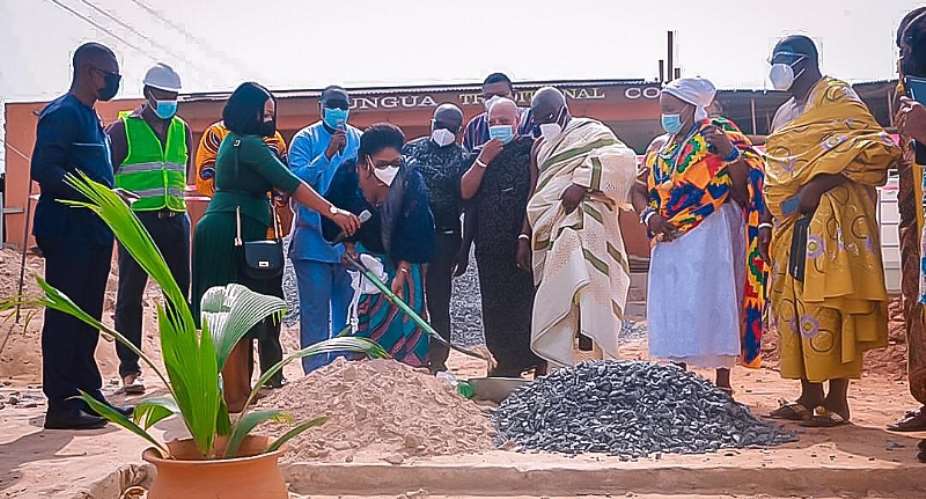 Work begins on the construction of Nungua TraditionalCouncil Edifice