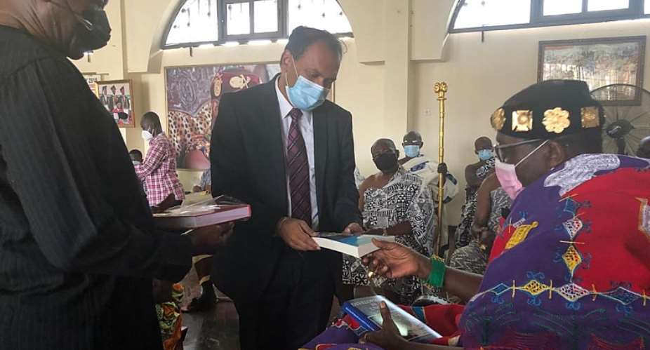 Lets partner to promote indigenous medicines - Daasebre Prof. Emeritus Oti Boateng  tells Indian High Commissioner to Ghana