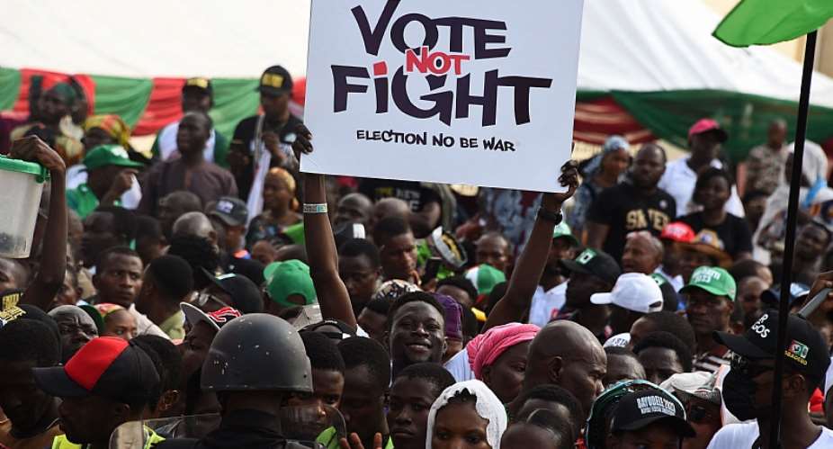 Nigeriaamp;39;s next President must unite Nigerians across party, religious and ethnic faultlines.  - Source: Pius Utomi EkpeiAFP via Getty Images