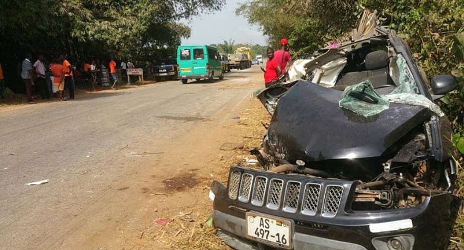 Residents Of Nyamebekyere Clear Heap Of Sand After Ebonys Fatal Crash