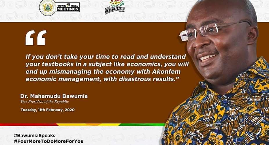 Dr. Bawumia And His Utterances! Economics -Vs- Science