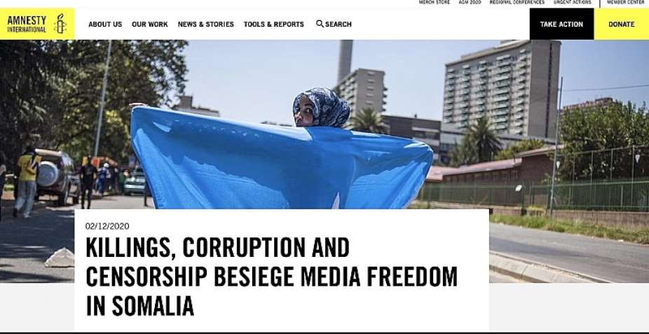 FESOJ Welcomes the Amnesty International Report and Urging Somali Government to Ensure Freedom of Media