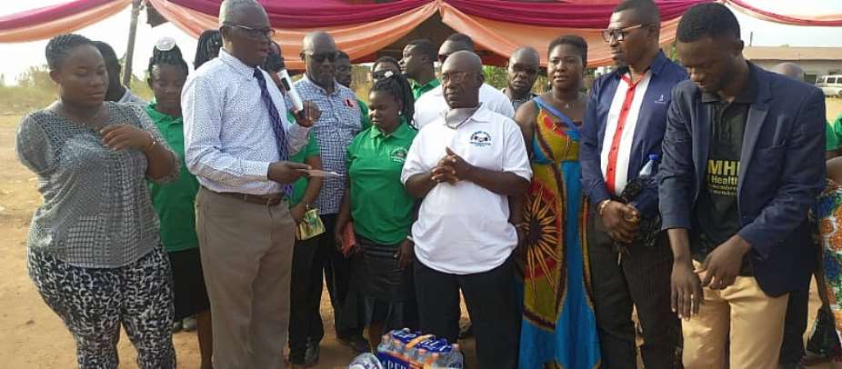 MEMHREP Donates Items To Asonomaso Nkwanta Cooperative Blind Society
