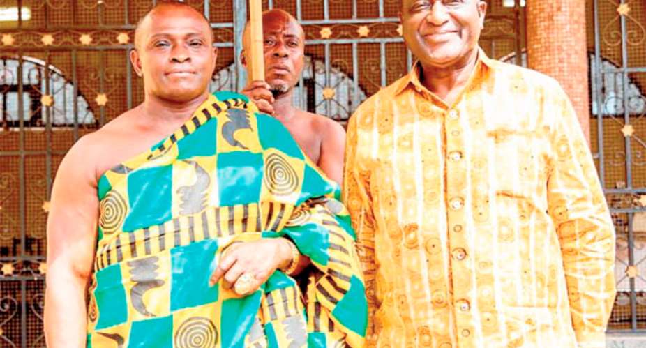 Daasebre Kwaku Boateng III and Alan Kyerematen