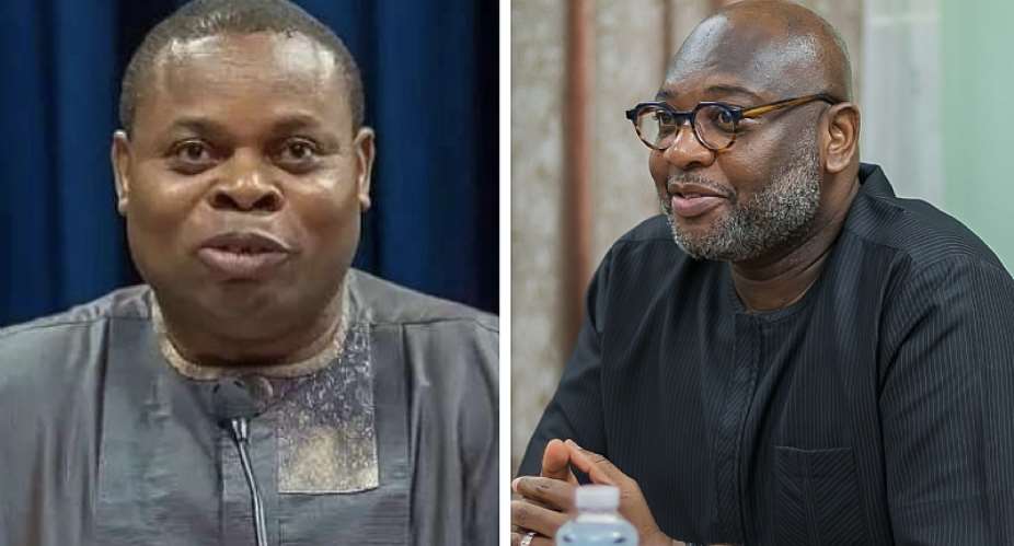 Franklin Cudjoeleft and COCOBOD CEO Randy Abbey