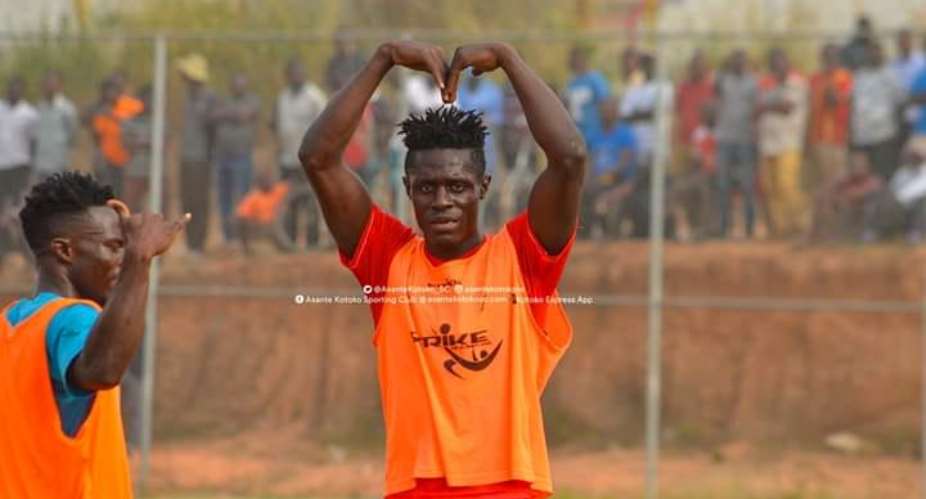 Kotoko Striker Kwame Poku Scores Five Goals In Friendly Win Over Jachie Youth Academy