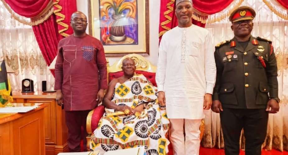 President Mahama committed to bringing lasting peace to Bawku - Defence Minister assures Asantehene