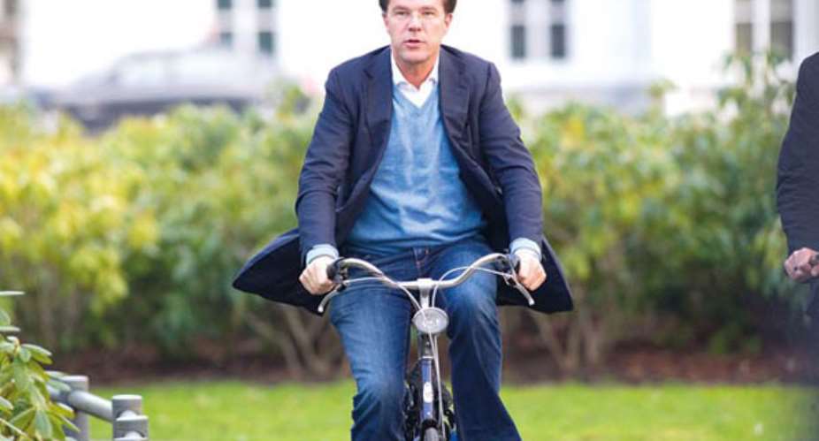 The Dutch Prime Minister, Mark Rutte