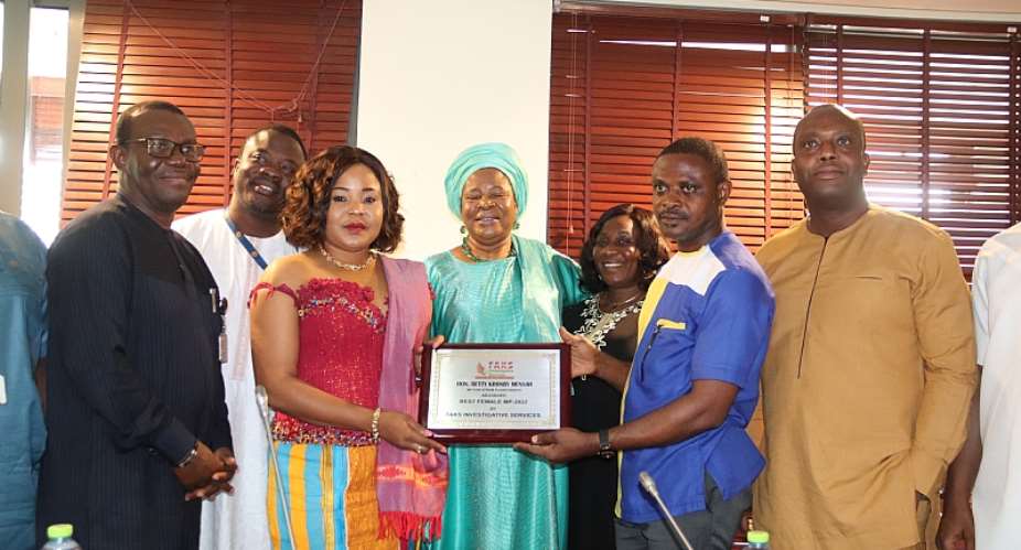 Afram Plains North MP receives 2022 Best Female MP Award