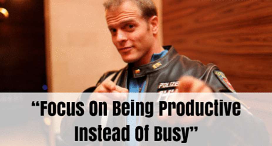 Are You Merely Busy, Or You Are Really Productive?