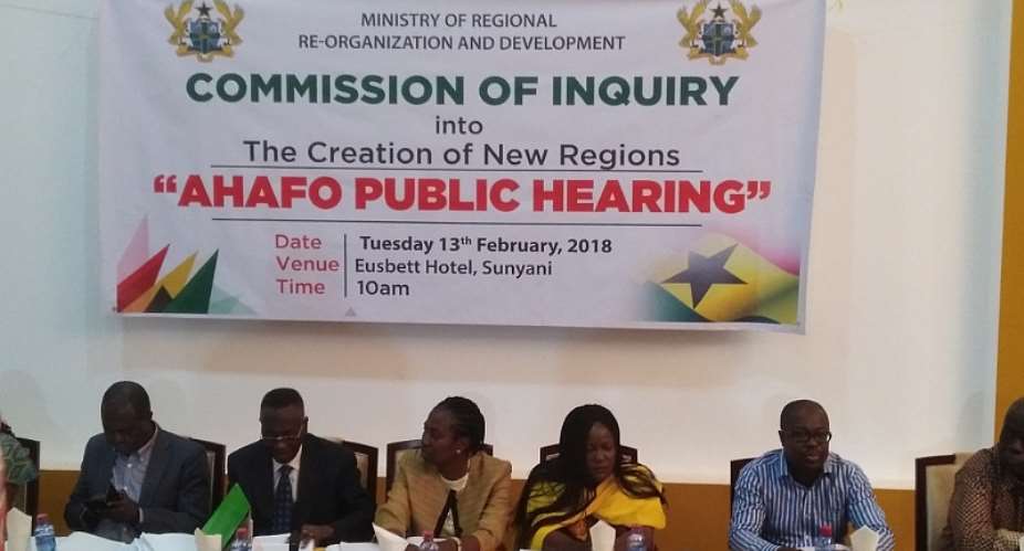 Creation Of Bono East Region: Commission Ends Hearing