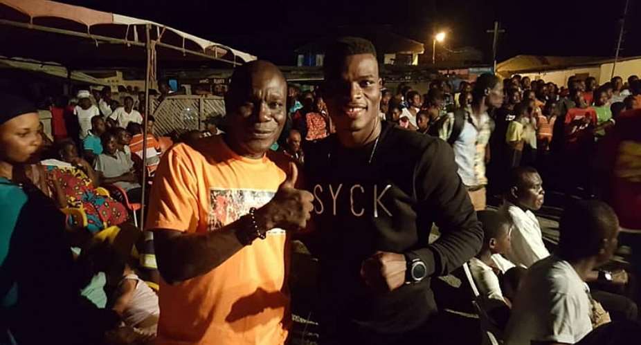Richard Commey Gives Thumbs Up To Bukom Fist Of Fury Boxing League