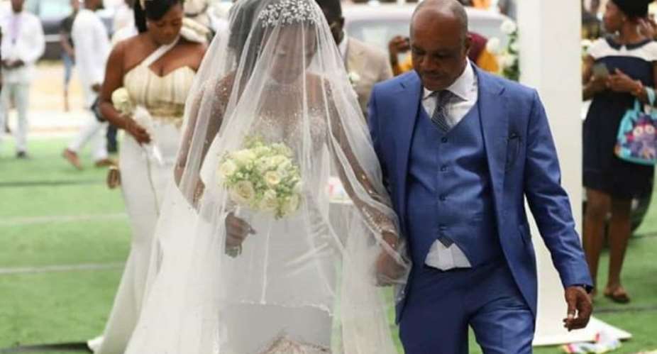 Kency2020: Photos From The White Wedding Of Kennedy Osei And Tracy Ameyaw