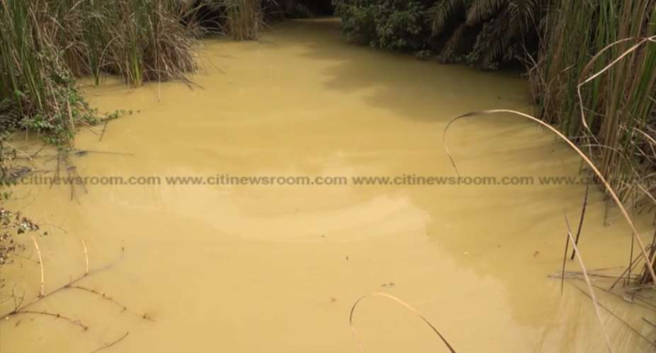 Atwima Mponua: Residents Angry Over Destruction Of Water Bodies By Illegal Miners