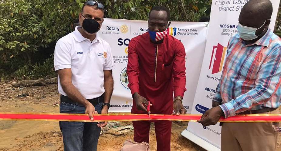 Rotary Club of Obuasi supports communities in Adansi area