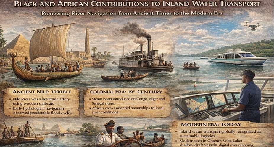 Navigating Innovation: Black and African Contributions to Inland Water Transport