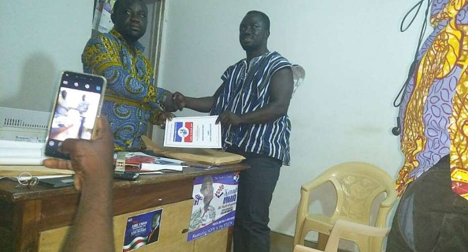NPP Race Getting Hotter In Prestea As Nanaba One Picks Forms For Youth Organizer