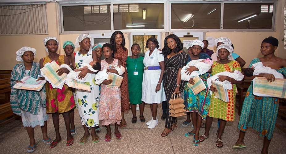 Yvonne Okoro Rescue 13 Mothers At Korle Bu Hospital Who Could Not Pay Medical Bills After Delivery