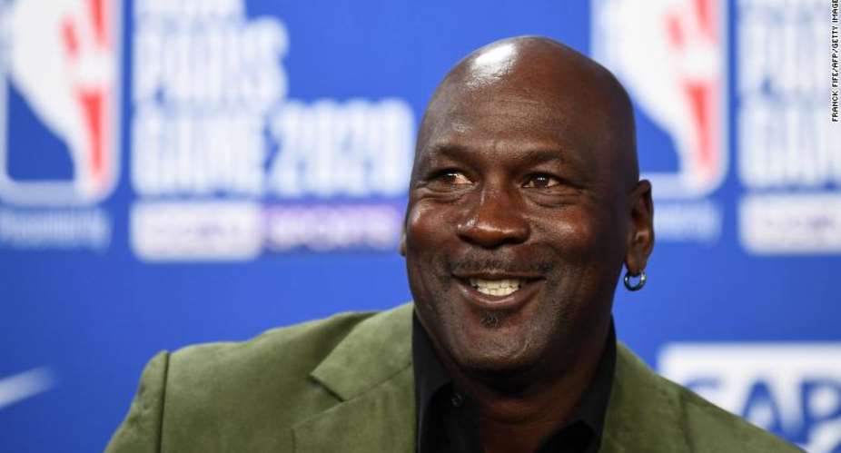Former NBA star and owner of Charlotte Hornets team Michael Jordan, pictured here in January 2020, is donating 10 million to open two new medical clinics in North Carolina.