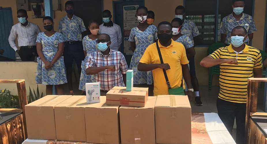 MTN donates PPE to Senior High Schools to fight covid-19