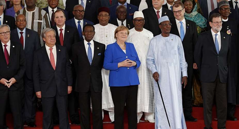 Some African and European leaders at the last AU-EU summit in Abidjan, Cote d&#39;Ivoire, November 2017. - Source: