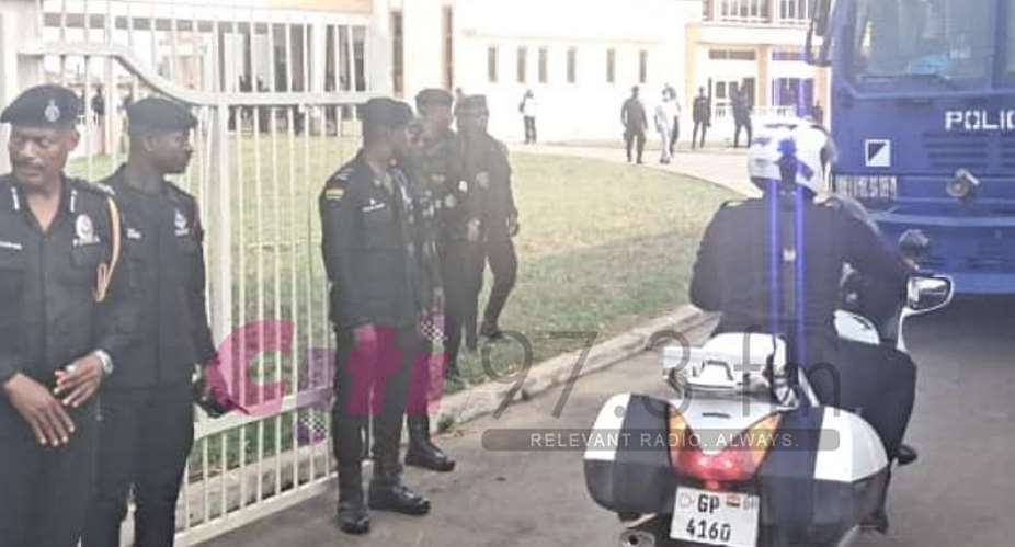 Heavy security presence at Ashanti Regional Council of State election re-run