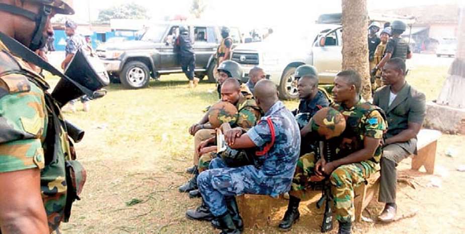 A scene at Kumawu-Bodomase prior to the clash