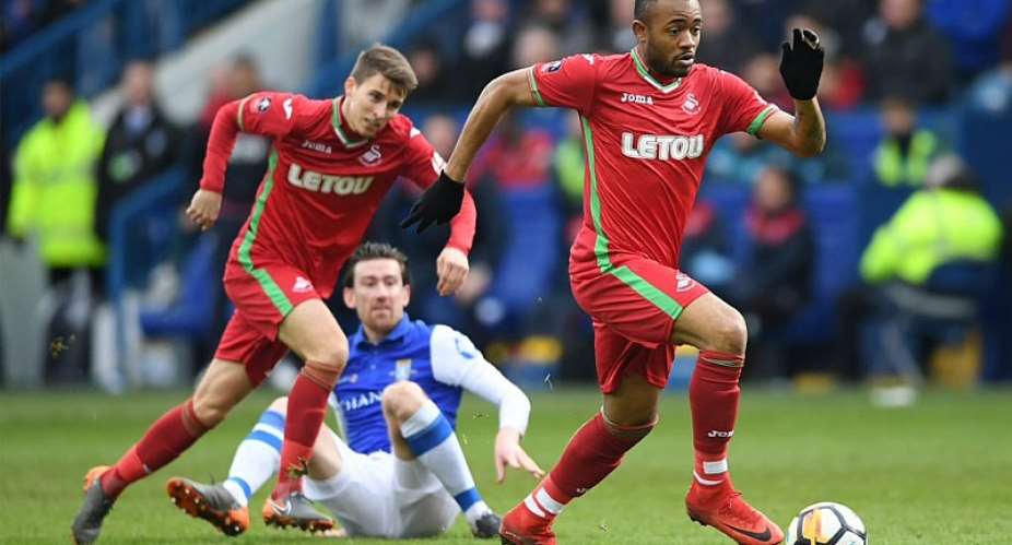 Jordan Ayew Features In Swansea's FA Cup Goalless Stalemate At Sheffield Wednesday
