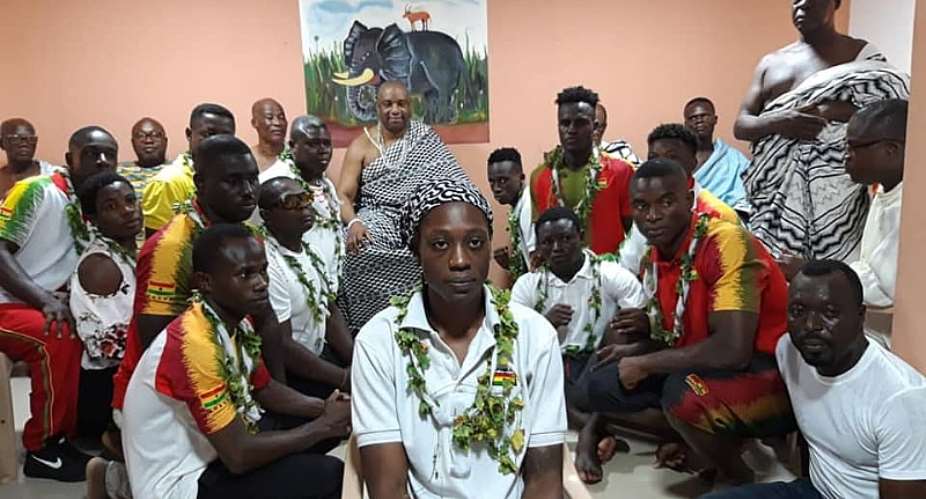 Black Bombers Receive Royal Blessings From Ga Mantse