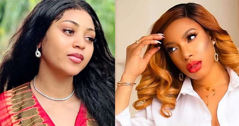 Regina Daniels and Chika Ik
