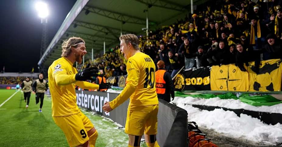 Champions League play-off: Bodo/Glimt stun Inter Milan to continue fairytale