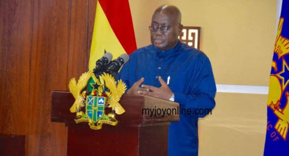 Project my vision, values in your regions – Akufo-Addo to regional ministers