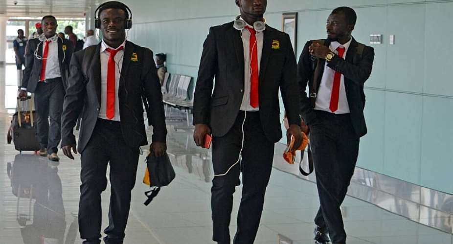 2018 CAF CONFED. CUP... Asante Kotoko Arrives In Congo For CARA Clash PICTURES