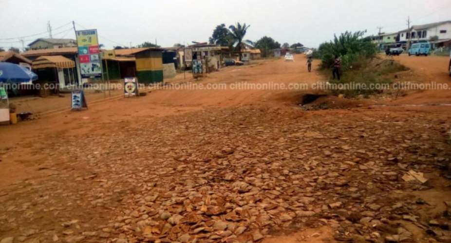 Dusty 2-Year-Old Road Creating Inconveniences In Teshie-Lascala