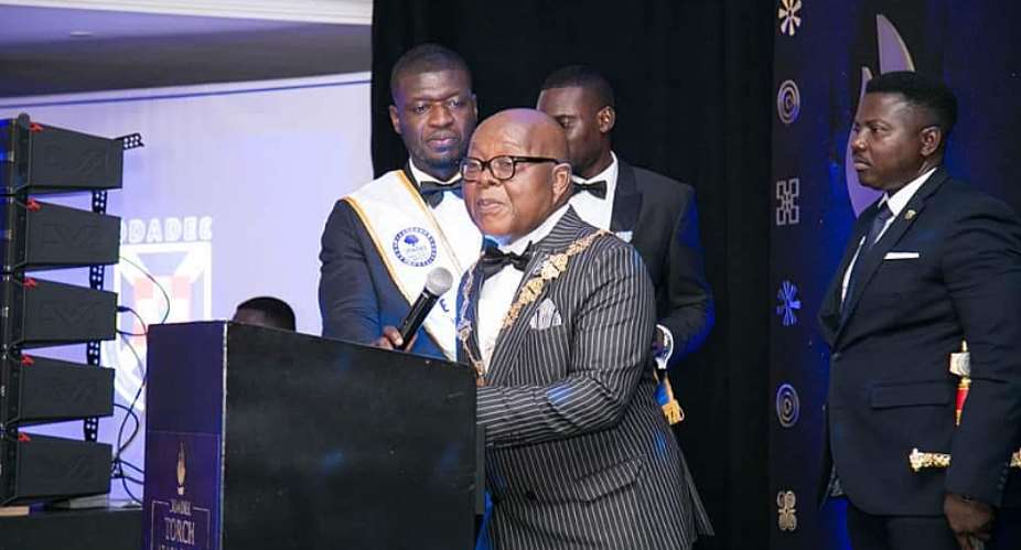 PRESEC Presents Grand Companion Award To Speaker Oquaye