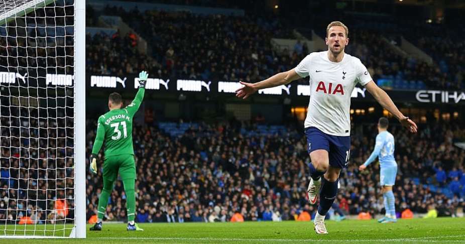 PL: Impressive Harry Kane scores late as Tottenham Hotspur beat Man City at Etihad
