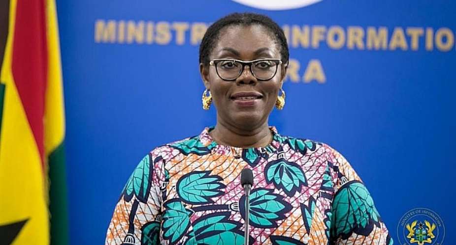 The Minister for Communications and Digitalisation, Ursula Owusu-Ekuful