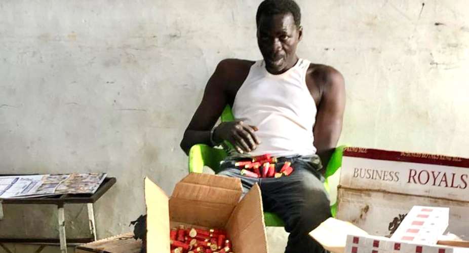 NACOC arrests ammunition and drug dealer, seizes 2,626 cartridges in Wa East