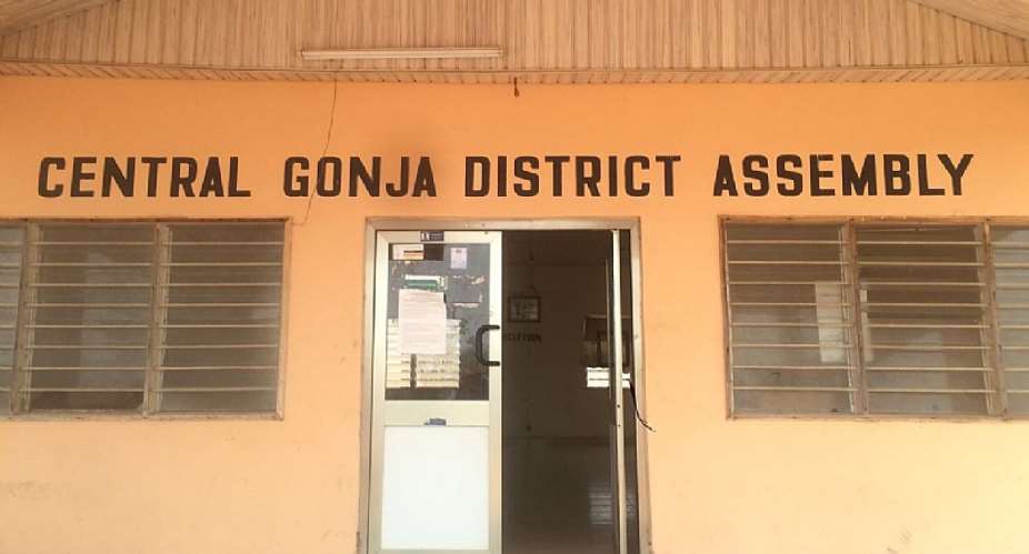 Front view of the Central Gonja District Assembly