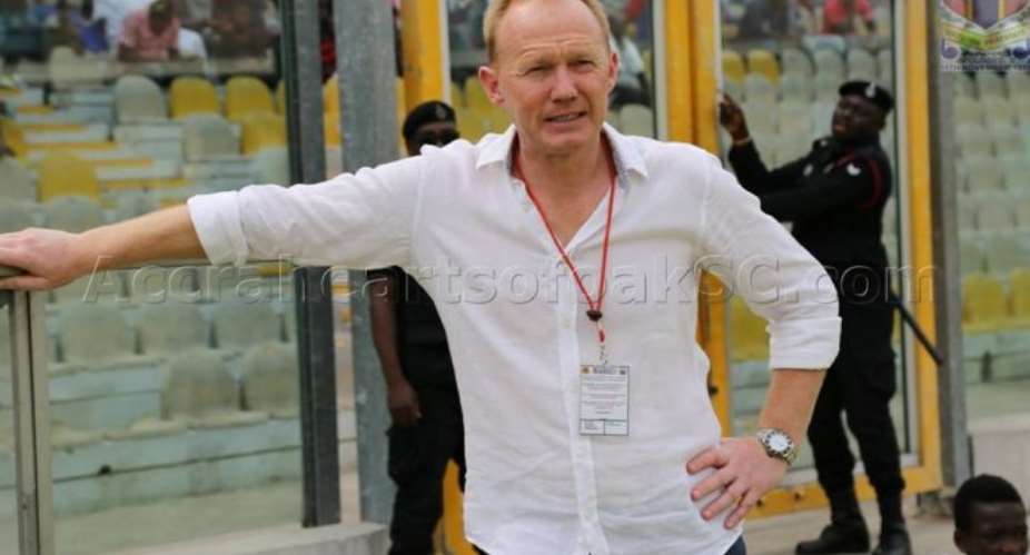 Hearts coach Frank Nuttall happy with players performance in Medeama draw