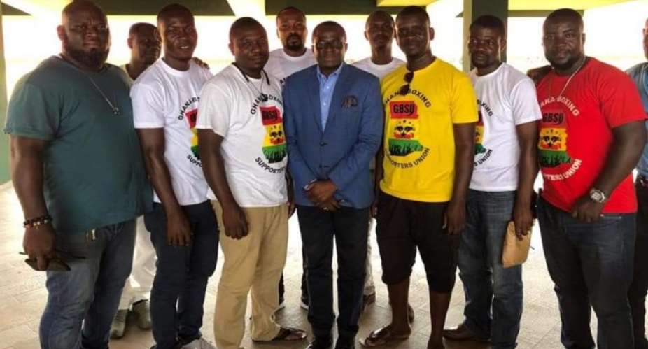 Ghana Boxing Supporters Union GBSU Wish Black Bombers Well in Dakar