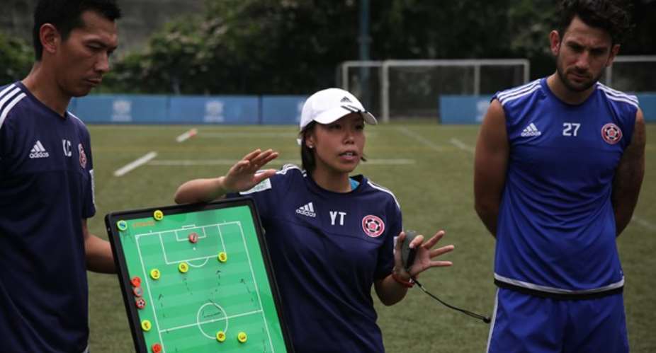 Chan flying the flag for female coaches as she becomes first woman to handle men's team