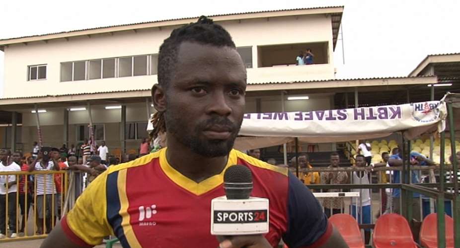 Hearts midfielder Malik Akowuah admits heat is on ahead of Ebusua Dwarfs clash