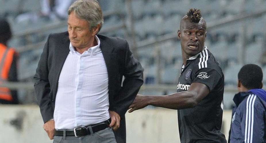 Orlando Pirates will complete their due diligence on the case involving Muhsin Ertugral and Edwin Gyimah