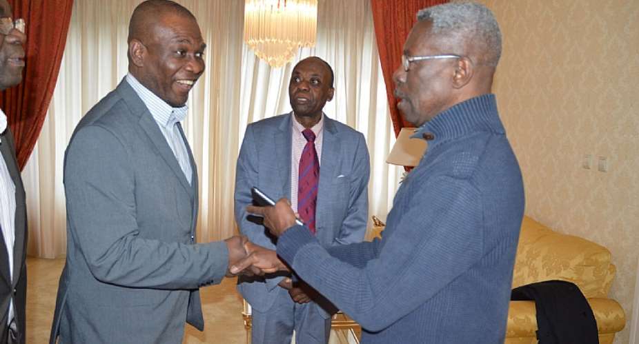 Farewell to HE Dr. J. Tony Aidoo Ghana's Ambassador to Netherlands at his Residence in Wassenaar