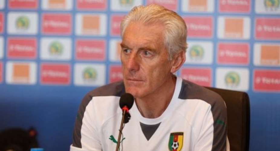 AFCON 2017: Cameroon coach Hugo Broos coy over tactics against Ghana; but does not want game to end in penalties