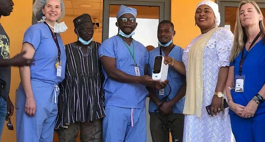 MASLOC CEO supports Yendi Hospital with 30,000 worth of medical devices