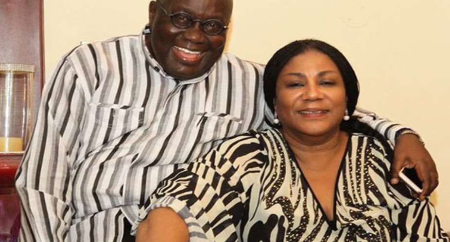 President Akufo-Addo and wifeRebecca