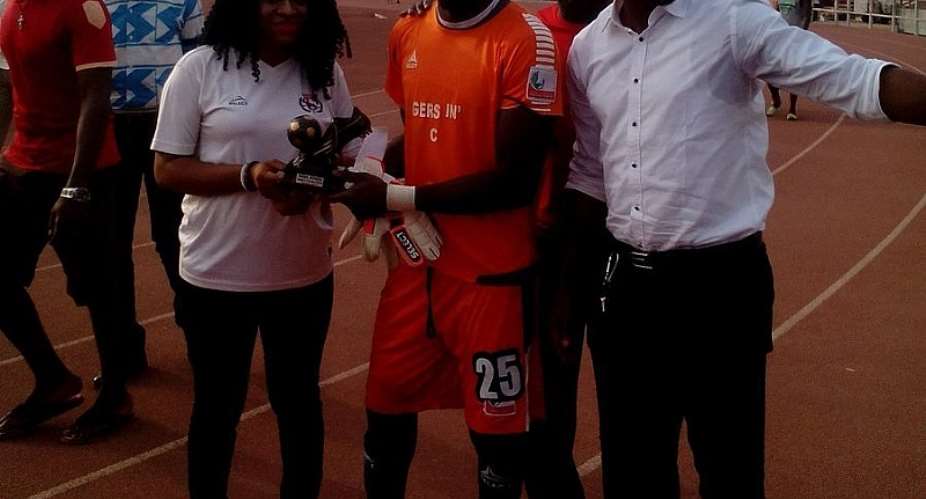 Enugu Rangers fans award goalkeeper Nana Bonsu as Player of the Month